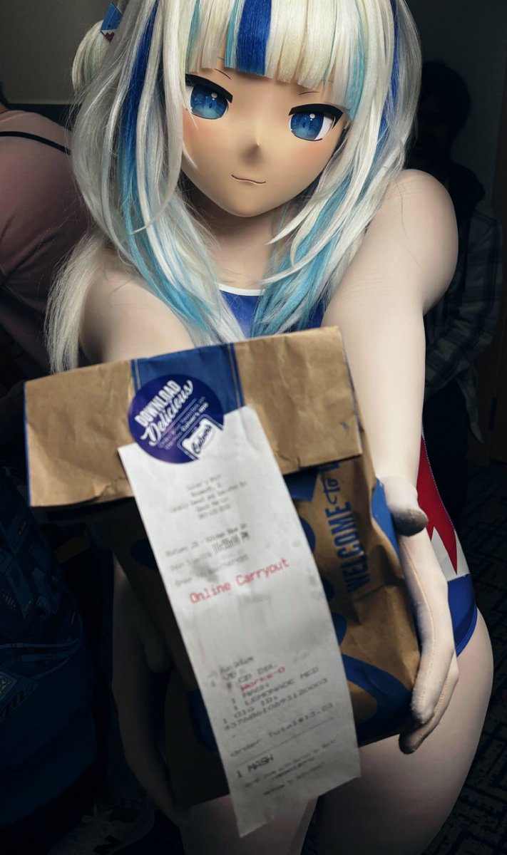 FloraSkelechan's tweet photo. Gawr Gura is best food delivery app! Pls tip the shark! Blåhajs are expensive these days! 
~🦈🐟🍟🍔🐟🦈~ https://t.co/6DAP46BPjI