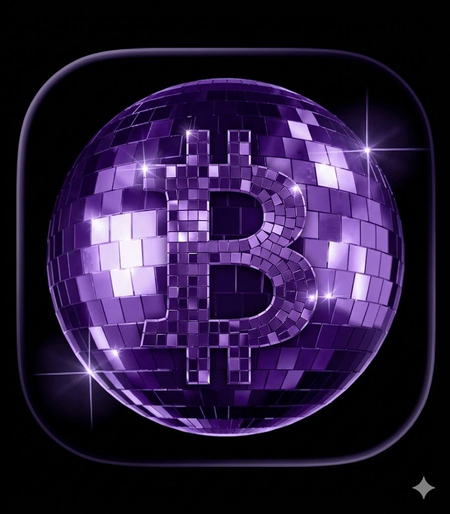 Purple Bitcoin tweet media