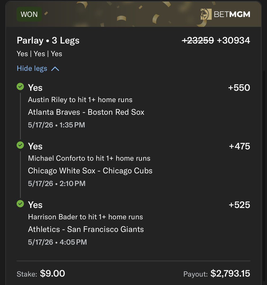 Kenny3Legs's tweet photo. Shabang🧊

This is $23 —> $7,173 in the last two days (doesn’t include the RR tickets for the 3 leg tickets)

Give me and my team a shot for $12 your first month. Use code ‘Flash’ and let’s get this paper 💵
https://t.co/d5mshLupcl https://t.co/05hvaErred