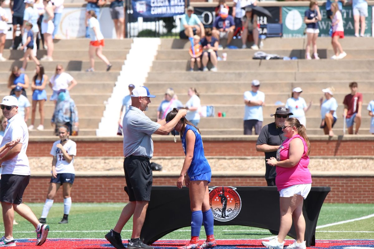 MPenner2027's tweet photo. Second State Title in 3 years. They said it wouldn’t happen. Those words were like gas on a bonfire 🔥 to us. #tookstate #again https://t.co/ThaR6AtVfv
