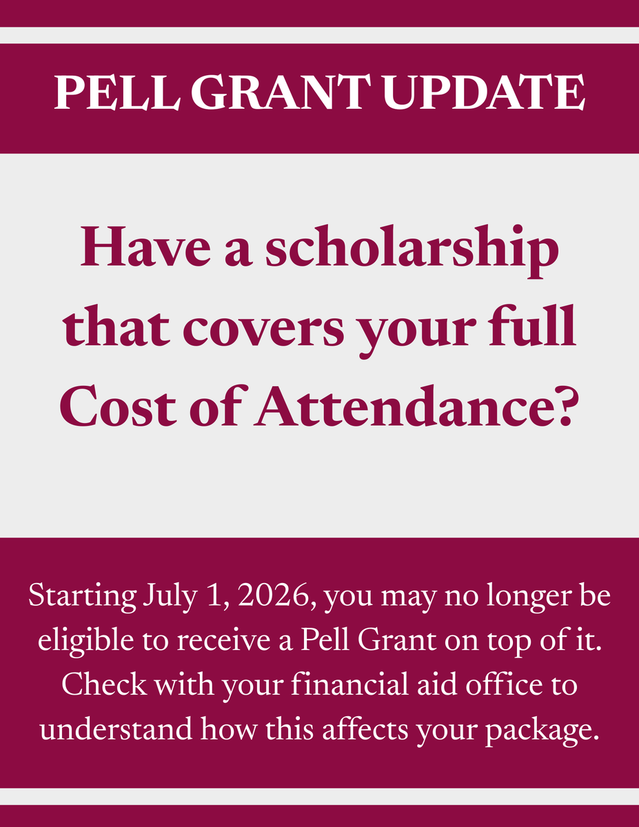 NMSUFinAid's tweet photo. Federal financial aid is changing July 1, 2026. The One Big Beautiful Bill Act affects Pell Grants, loan limits, and repayment plans. Here is what every Aggie needs to know, see images below. Questions? Reach out to our office. We are here for you. #NMSU #FinancialAid #FAFSA https://t.co/OTAiI2oQbQ