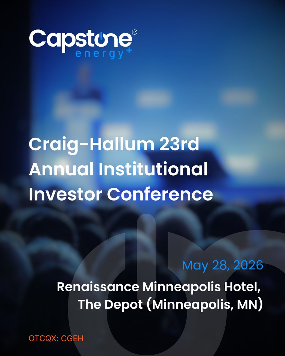 It's official: Capstone Green Energy is now Capstone Energy+ (OTCQX ...