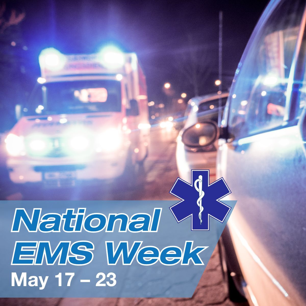 TIMETaskForce's tweet photo. This week is #NationalEMSWeek. Thank you to all EMS professionals who serve our communities and endure the risk of helping victims of crash scenes. 

When you see EMS lights at a crash scene, victims and responders alike have risked their lives. ALWAYS slow down and move over so EMS and other responders can focus on saving lives instead of worrying for their own.