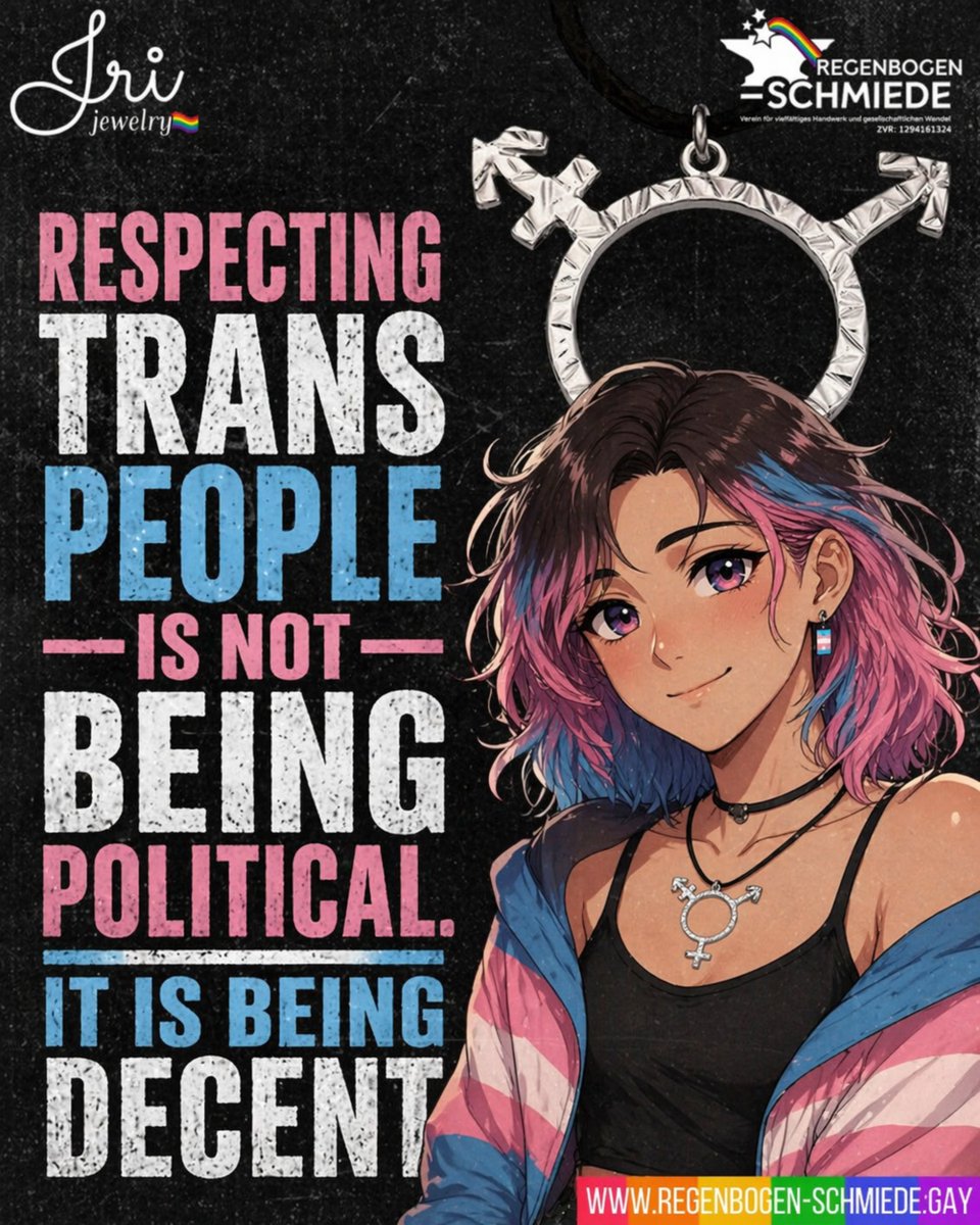 RegenbogenSchmi's tweet photo. Respecting #TransPeople is not “being political.” It is being decent. #BasicDecency #TransRights #Respect #HumanDignity https://t.co/WJG508X83I