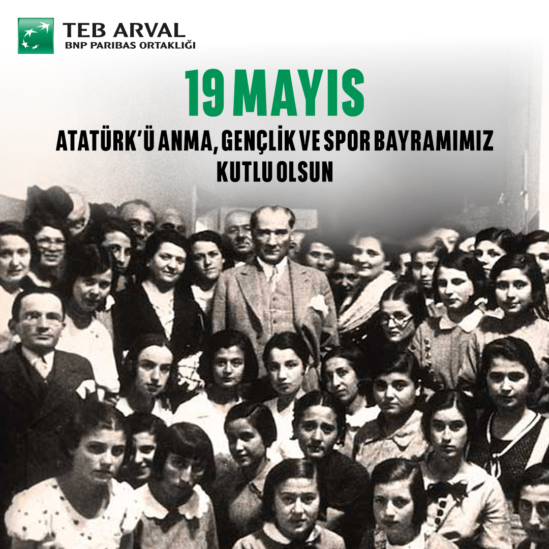 ArvalTeb's tweet photo. 19 Mayıs Atatürk’ü Anma, Gençlik ve Spor Bayramımız kutlu olsun. 🇹🇷 #19Mayıs https://t.co/UPETQ7GGQw