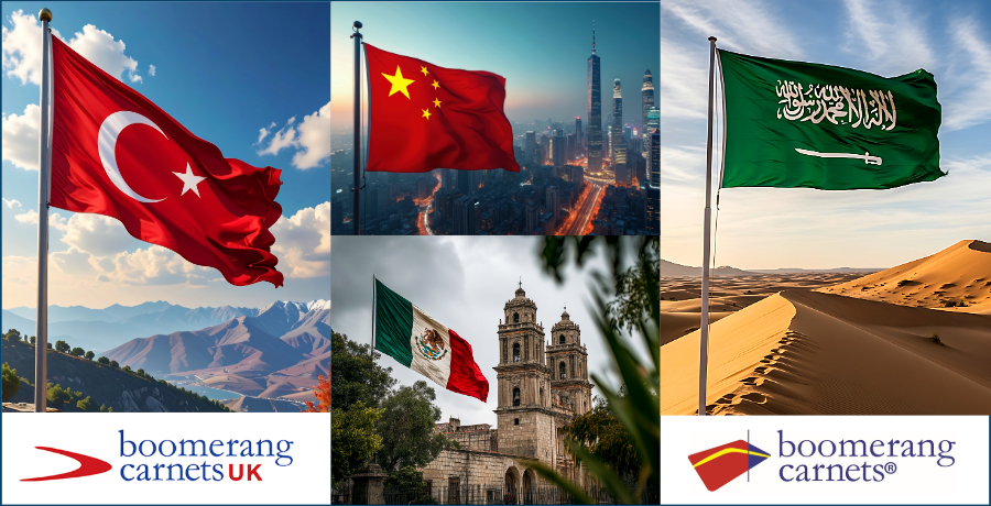 ATACarnetExpert's tweet photo. Read ATA Carnet updated requirements before you temporarily import into #Türkiye, #China, #Mexico, #Saudi Arabia! #CarnetIt 2026! 

Read more here:  https://t.co/YnQvAeaYIb https://t.co/8vgOeWSmX2