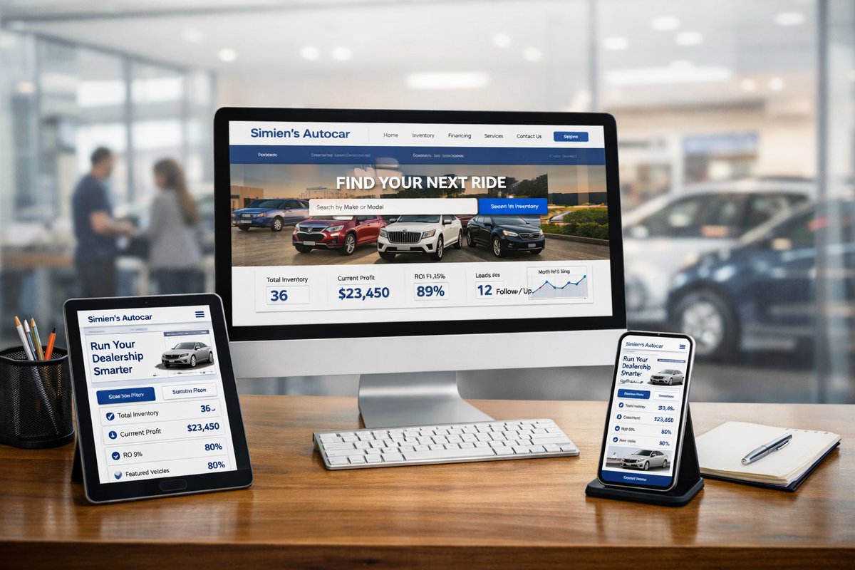 webartmiami's tweet photo. “Full vehicle records with specs, pricing, status, and photo gallery… Profit & ROI calculated automatically… Website enquiries captured and assigned to agents.”
✔ Easy to manage
✔ Profitable to own
✔ Built for real‑world dealership operations
#CarDealershipSoftware #WordPressDealers #IndependentDealers #CarLotOwners #AutomotiveBusiness #DealershipTools #RunYourDealershipSmarter #ProfitableToOwn #CreationWebs
