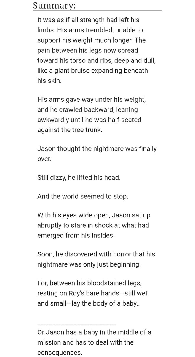 nnzer0o's tweet photo. I was so eager to read a cryptic pregnancy with Jason. So I did it
https://t.co/pH9QCSvxeX https://t.co/4ylMIy1vHO