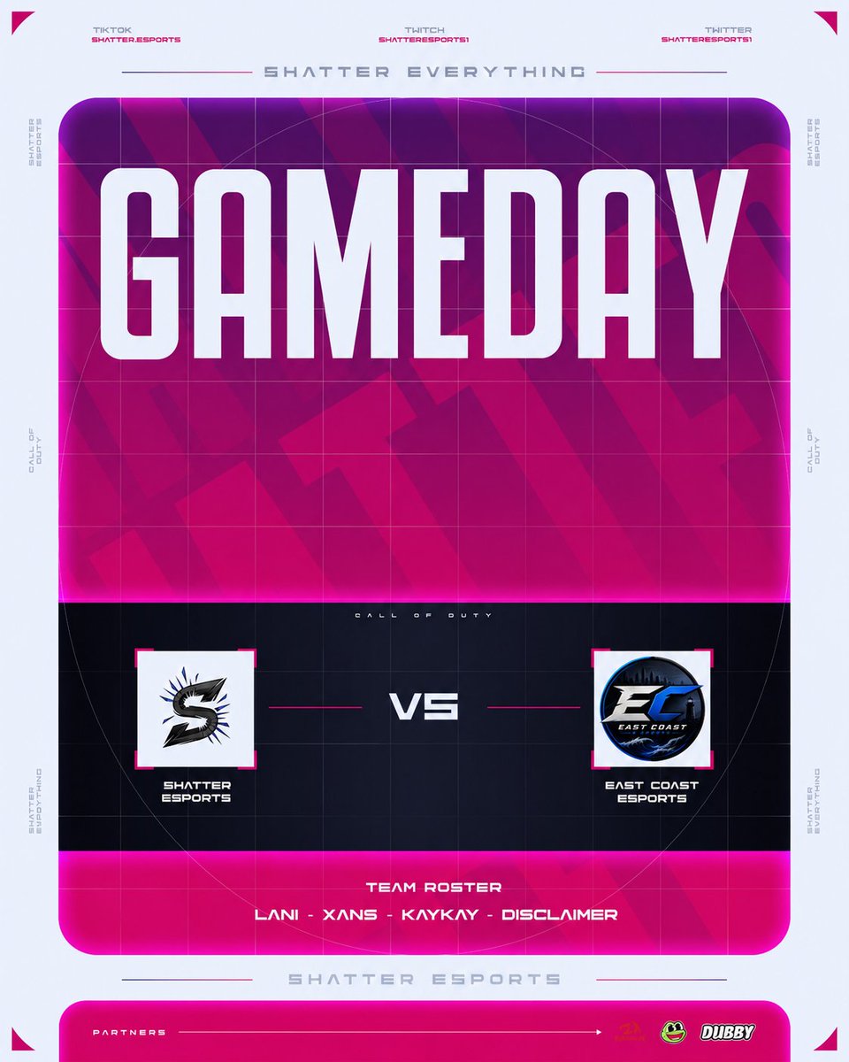 ShatterEsports1's tweet photo. 🚨 MATCH DAY 🚨

Our female squad is back in action tonight as Shatter Esports Blvcktrace takes on East Coast Esports in Week 2 of the @TornLeague!

🕘 9:45 PM EST

@LaniAfk
@KayKay_324
@G59Xans
@Desclaimer_

Blvcktrace is looking to keep the momentum rolling and secure another win tonight 💥
Tune in and support the squad! 🎮🔥
#CallofDuty #WomenInGaming #Esports #ShatterEsports