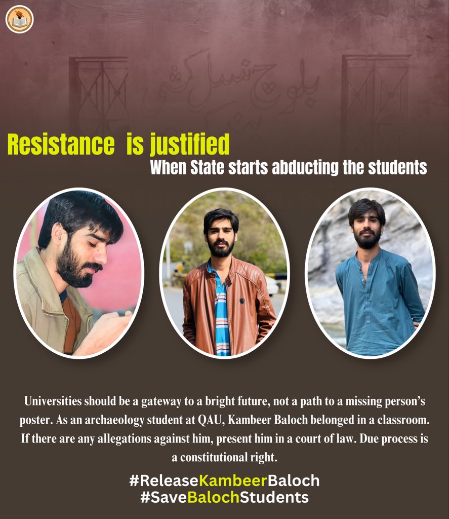 Baloch Students Council (Islamabad) tweet media
