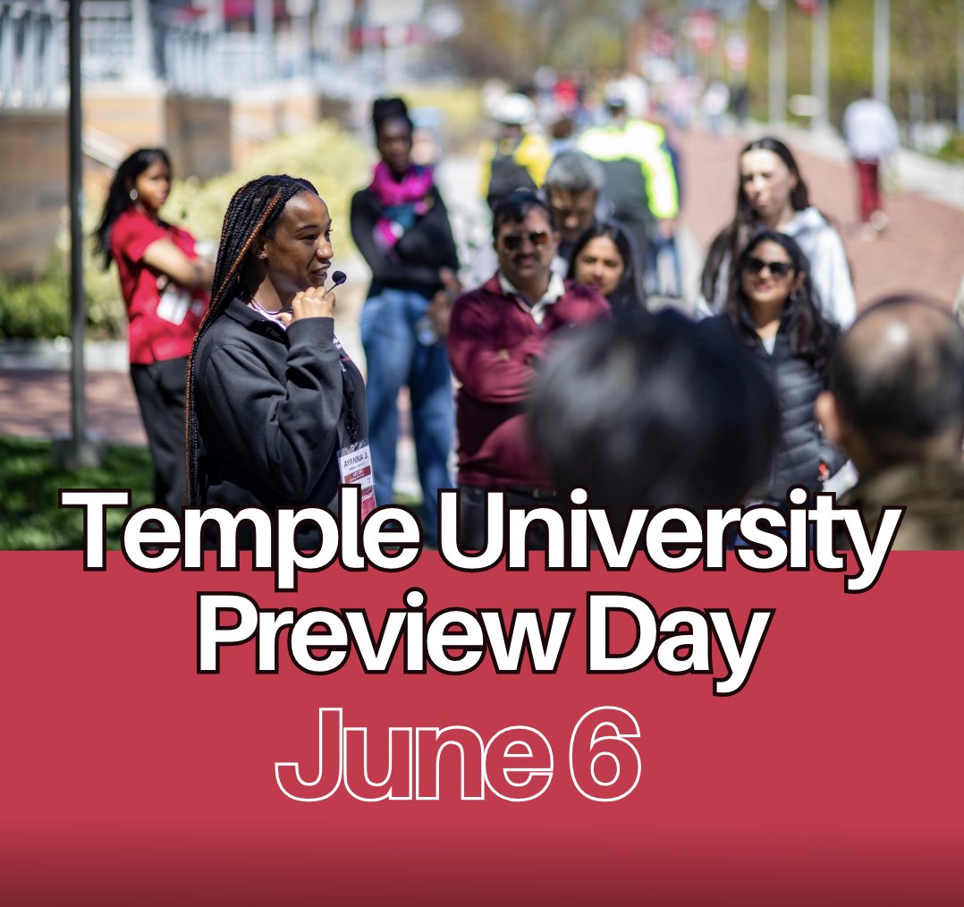 Temple Admissions tweet media