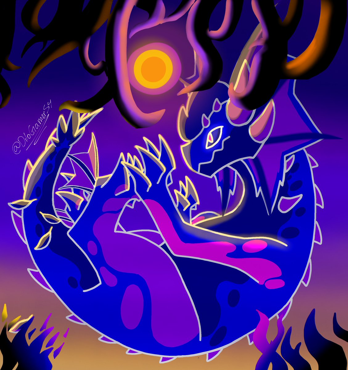 DiloGamer54's tweet photo. Redesign of an old drawing from 2022 (right side is the old drawing) 
#myoc #oc https://t.co/6KSqbeTm4U