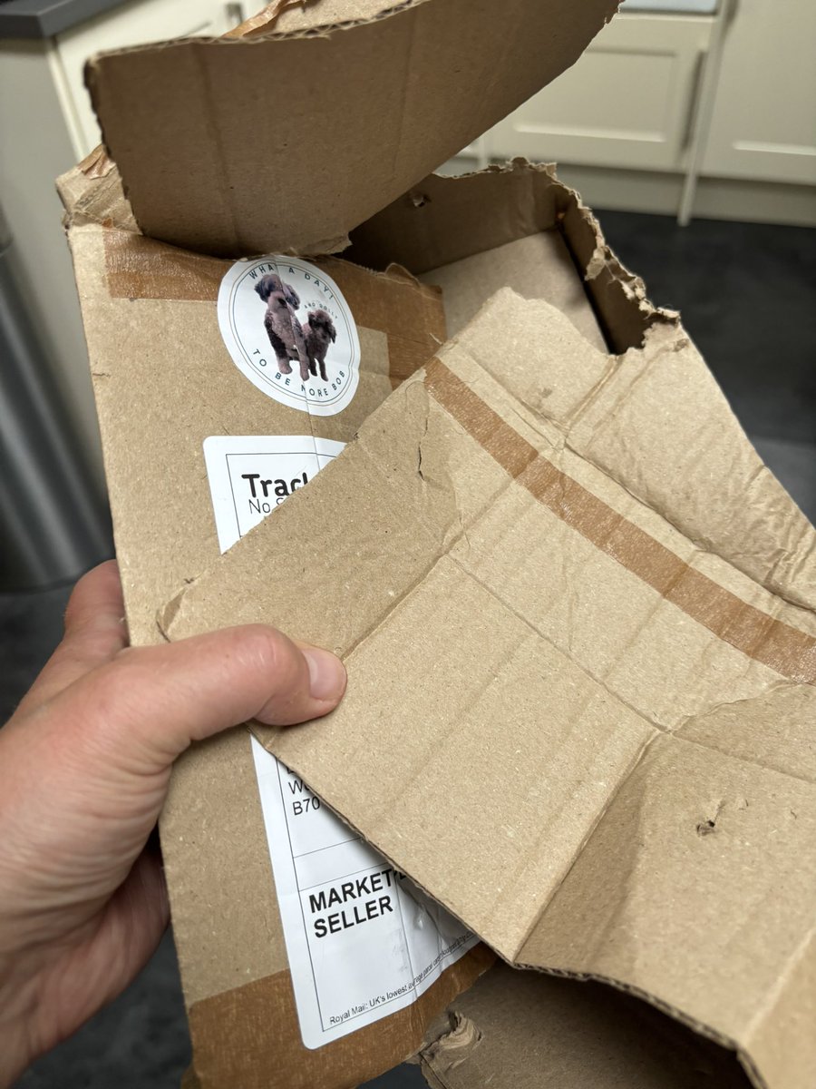 missieone's tweet photo. @bemorebob2 Vik’s first subscription box arrived today ! He clearly couldn’t wait to tuck in to all the yummy treato’s! Thanks Bob &amp; Dolly 🐾❤️ https://t.co/6H7dReArFG