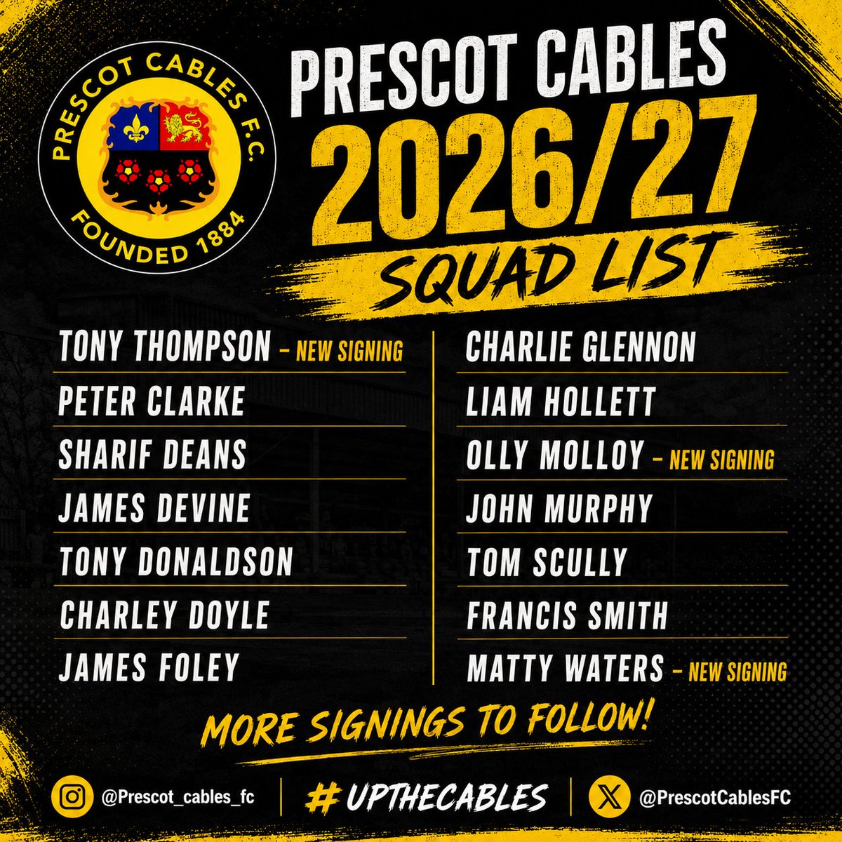 PrescotCablesFC's tweet photo. That's all for tonight, folks. 

But there will be more to come 😉 https://t.co/yYery9zdUG