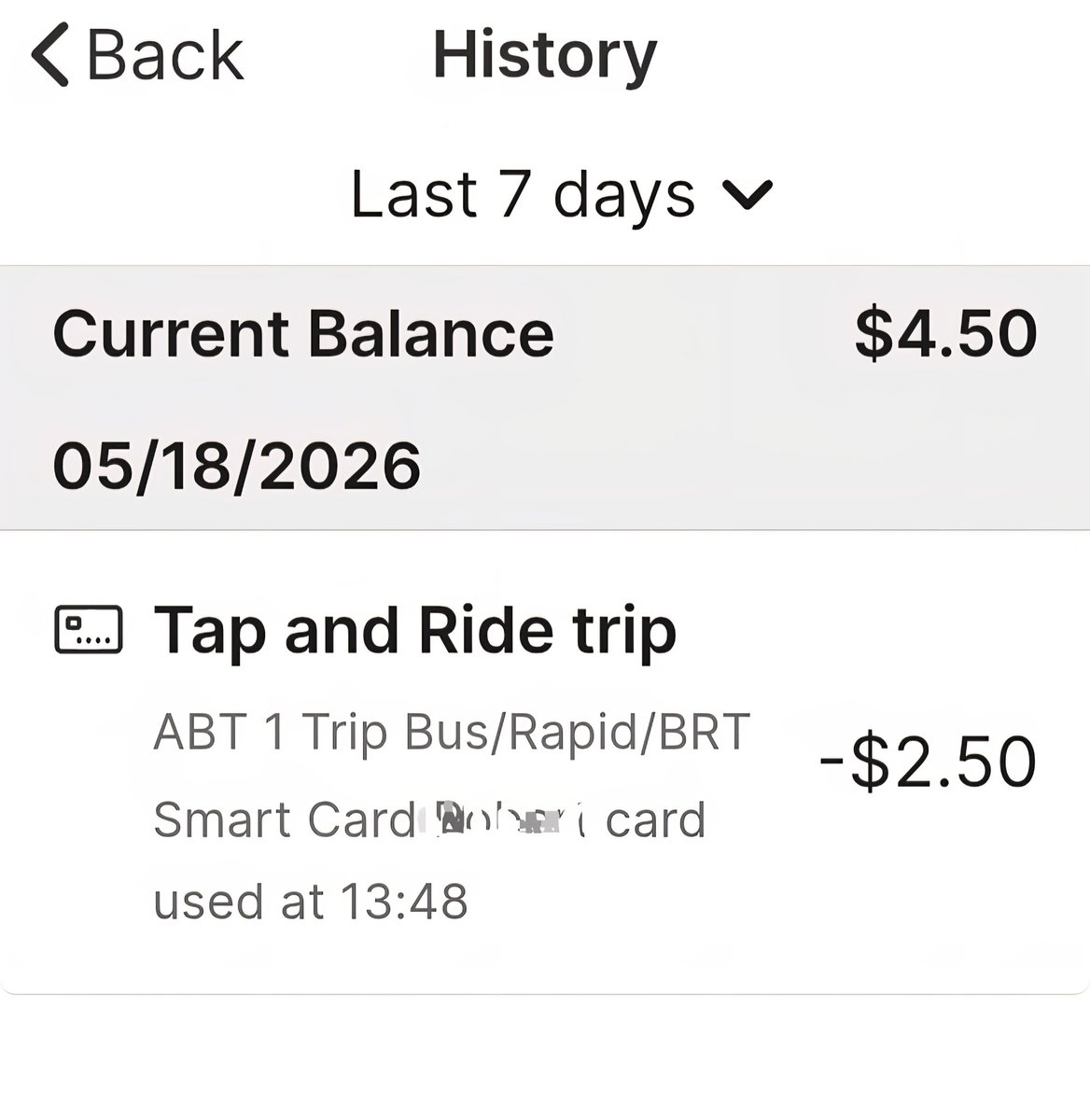 RideFreeArea's tweet photo. Seems like @GCRTA has enabled @EzFare smartcards a little earlier than advertised! https://t.co/HSIXxKHM8A