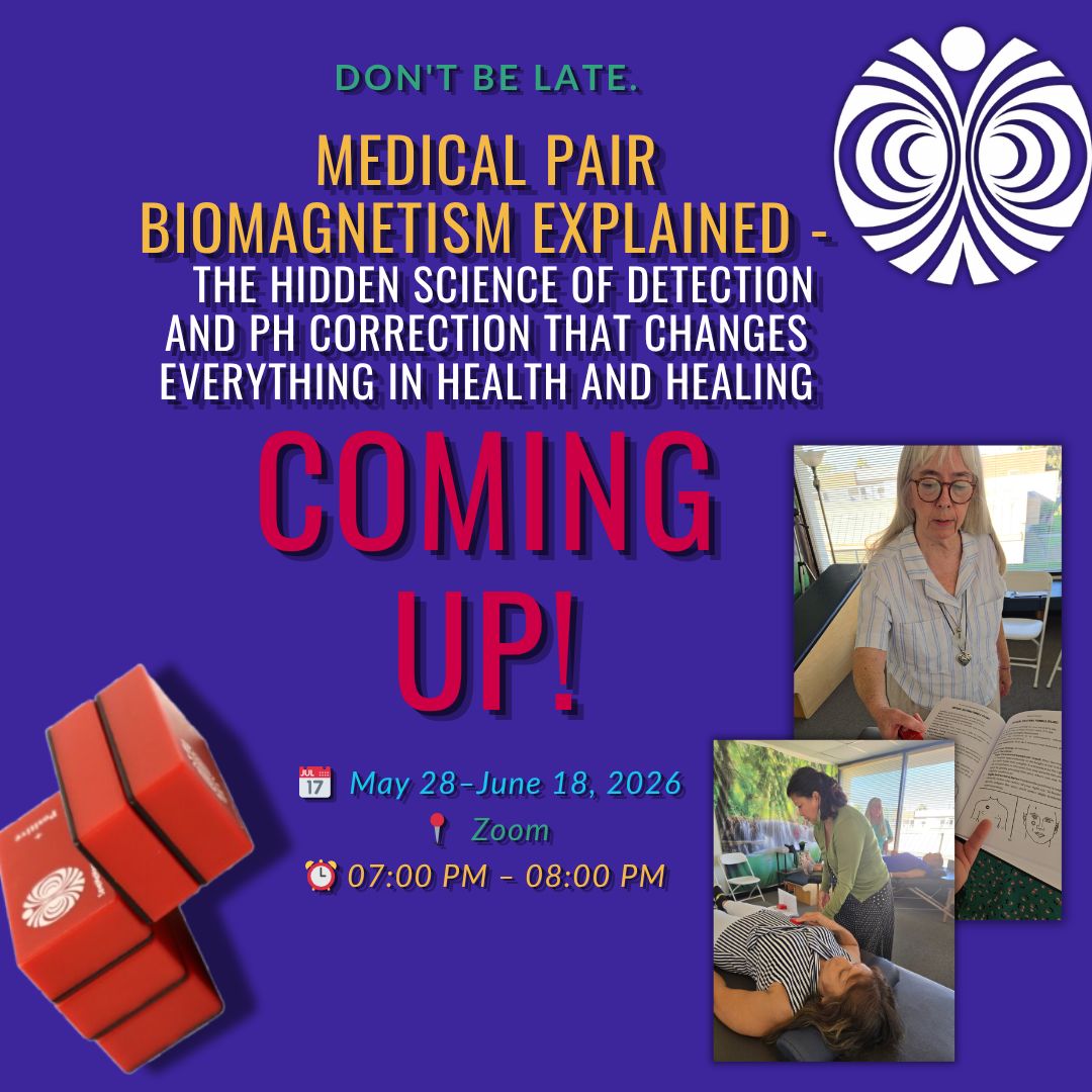savememagnets's tweet photo. 🧲 Discover Medical Pair Biomagnetism Explained

Learn the principles of detection and pH correction through structured biomagnetic self-care education.

📍 Book your session here: https://t.co/gJAPAZkoLk

#MedicalPairBiomagnetism #Biomagnetism #NaturalWellness #SaveMeMagnets https://t.co/6RPWweR8SE