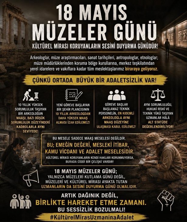 kinebager's tweet photo. Bugün değilse ne zaman? 
Kültürel miras uzmanları hakkı olanı istiyor. https://t.co/tR0YCUNr1i
