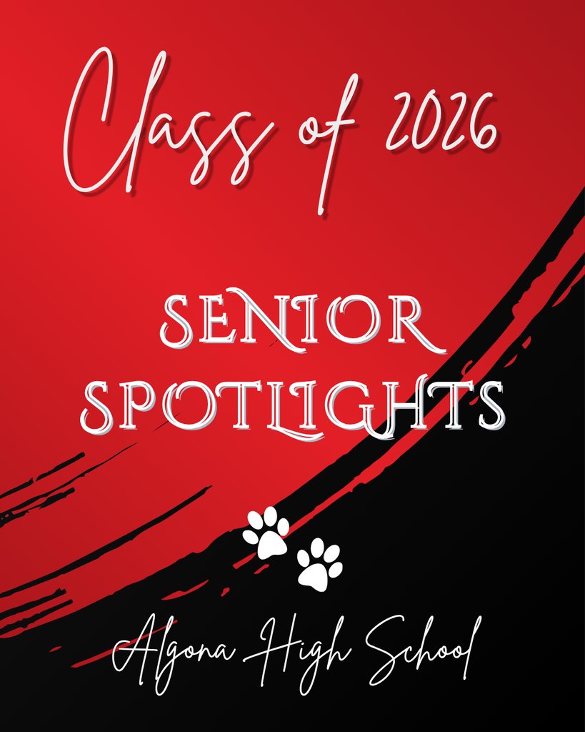 algonacsd's tweet photo. Learn more about the Class of 2026 through the digital flip book linked below. Thank you to Mrs. Spear for putting the graphics together!
Senior Spotlight Flip Book- https://t.co/jtNhUVDvDo https://t.co/hy1DLTh7tl