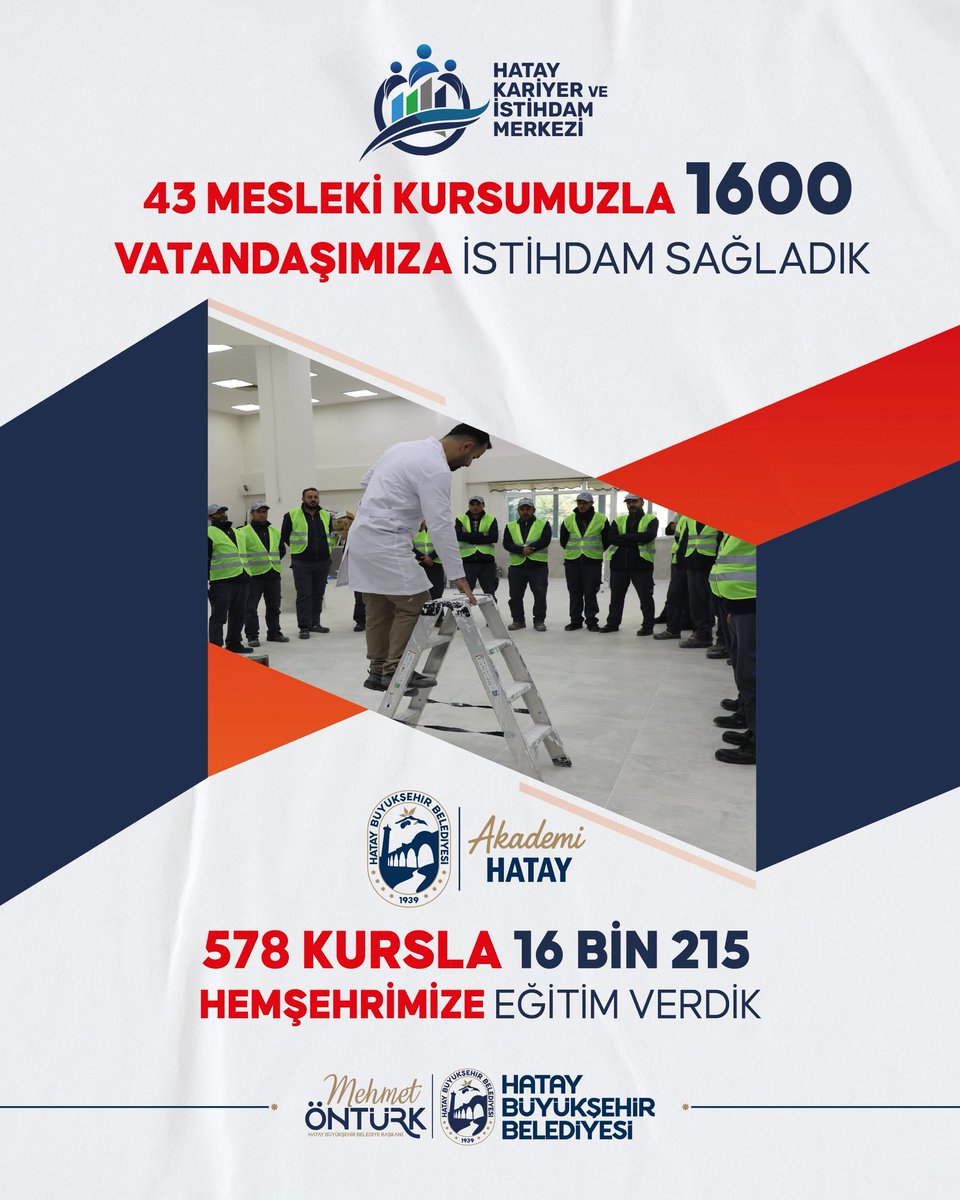 Hatay Büyükşehir Belediyesi tweet media
