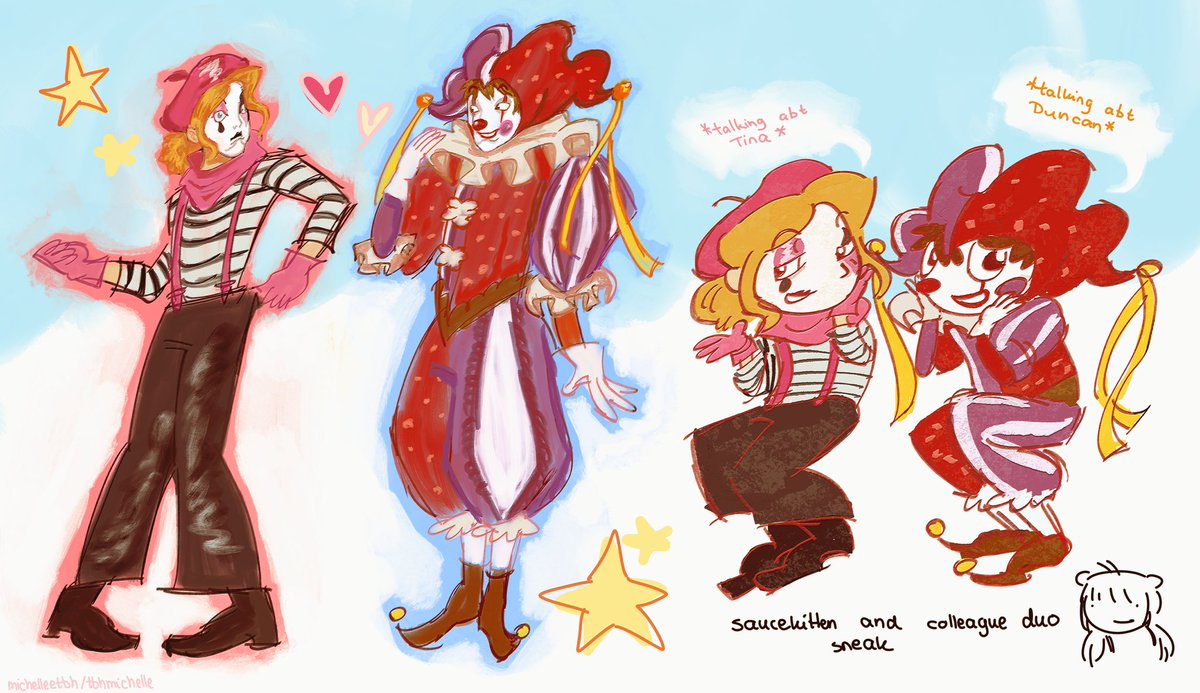 michelleetbhh's tweet photo. me and twin as a mime and a jester

#saucepack #katieb #jeremyfrieser #qsmp #qsmp2 https://t.co/ydGbMRZ7jM