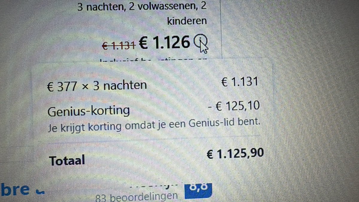 Koentjaaah's tweet photo. Bij @bookingcom zitten ook niet echt rekenwonders. https://t.co/RuNRSrmp22