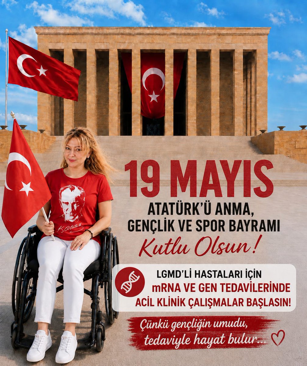 Fatosakyol06's tweet photo. #19Mayıslgmdligençlertedavibekliyor Tüm yetkililerden isteğimiz yerli gen ve yerli ilaç çalışmalarına destek verilmeli,muhtaç olmadan bir hayat ve yürümek istiyoruz sesimizi duyun lütfen 🇹🇷🇹🇷.@saglikbakanligi @suayipbirinci @HasanTurkez #Mersintarsus  @aylinyaman_ #salı https://t.co/rw8f8oJKfP