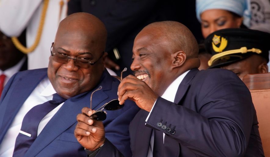 MarcdavB's tweet photo. @KamandaKela1 Selon plusieurs sources, J. Kabila soutient le changement de la Constitution et se préparerait à entrer dans l’Union sacrée. https://t.co/s4ftw1iHa9