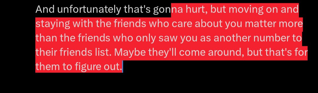 T0XICH3R0's tweet photo. @your_localboy20 If she didn't seem worried about fixing the friendship, and where it could've gone wrong possibly on one or both ends. And is ok with it ending, it implies they probably never cared about the friendship at all. Already replaced you with someone else. https://t.co/iPaFiDpynO