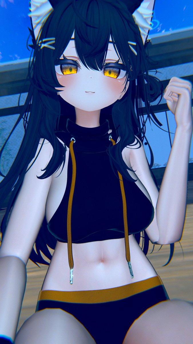yami_hami's tweet photo. あちい https://t.co/pbsURaHoCO
