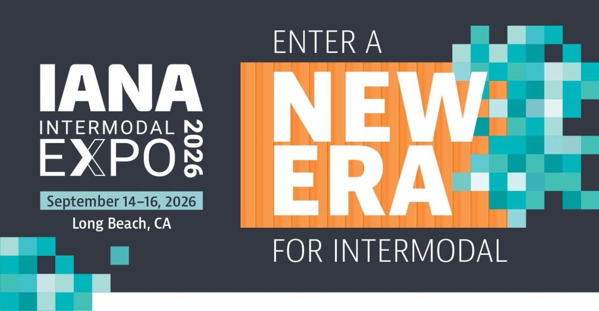 Intermodal's tweet photo. IANA welcomes these 2026 Intermodal EXPO Exhibitors
Mi-Jack Products and Taylor Machine Works, Inc.: Booth #1213 @MiJackProducts @Taylor_Machine
Musco Lighting: Booth #1415 @MuscoLightinghttps://hubs.ly/Q04b367q0

#intermodal #IANAEXPO #intermodalsaves #intermodalefficiency https://t.co/1lbrKeKKRo
