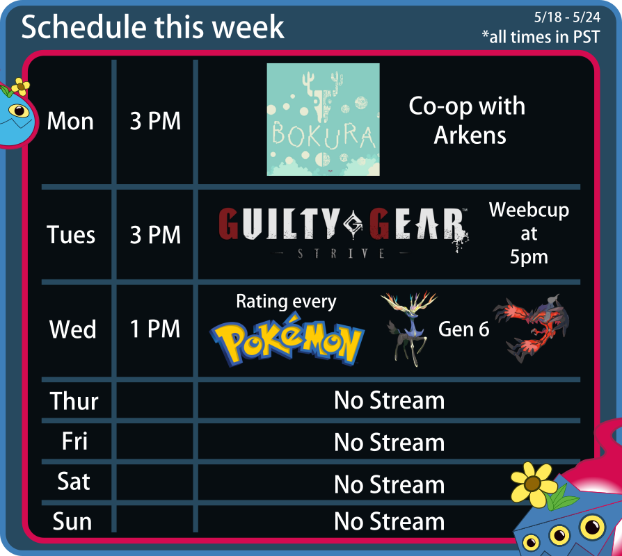 UnbreakableDoof's tweet photo. Slow week to work on stuff, doing Gen 6 this week because I cancelled last week. Excited for today's stream.
https://t.co/0CXEXroZtl https://t.co/7lWSMuaIbL