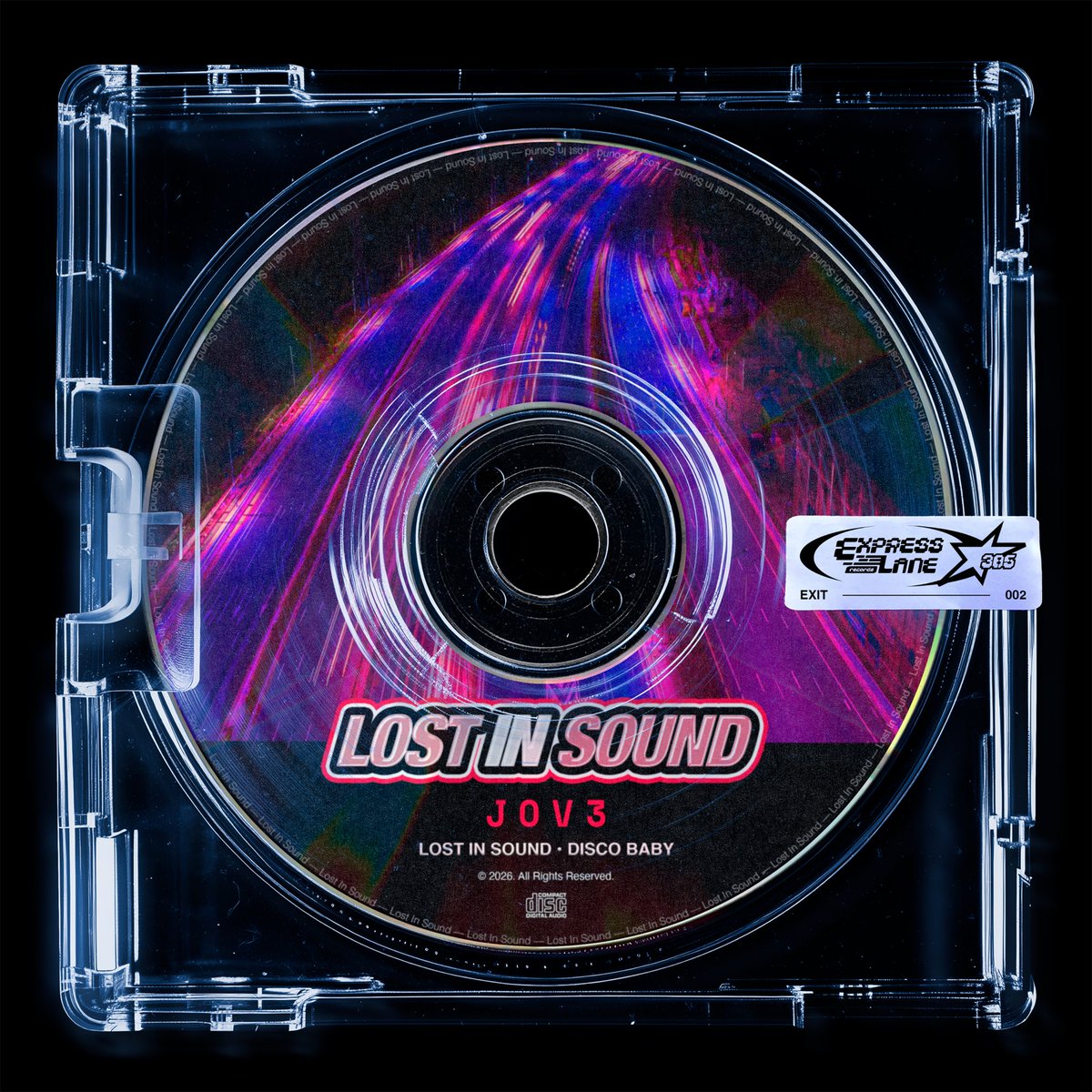 ExpressLaneRecs's tweet photo. 🚧 Turn off your GPS and get ready to be Lost In Sound 🚧

@JOV3__ is releasing Lost In Sound and Disco Baby on 5/22/2026 🚦💿 https://t.co/XSFfl1IC5g