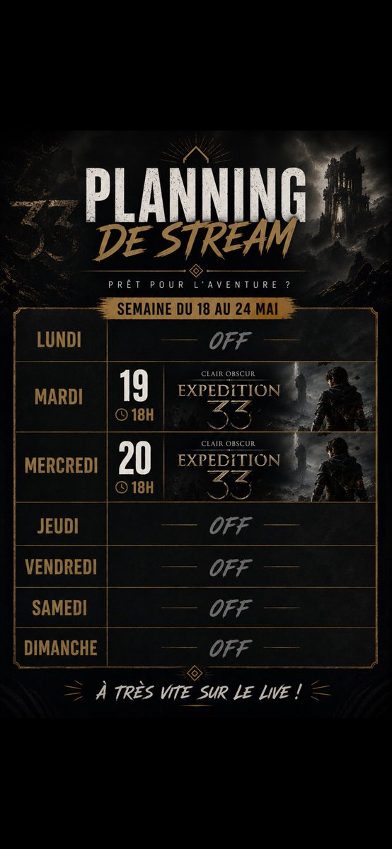 Vince_stream's tweet photo. Absolument pas exclu que je cale un autre stream entre vendredi et dimanche 🤫
#stream #twitch #twitchfr #gaming 

https://t.co/R77ZwcofBv https://t.co/0Fg0SGvqx7