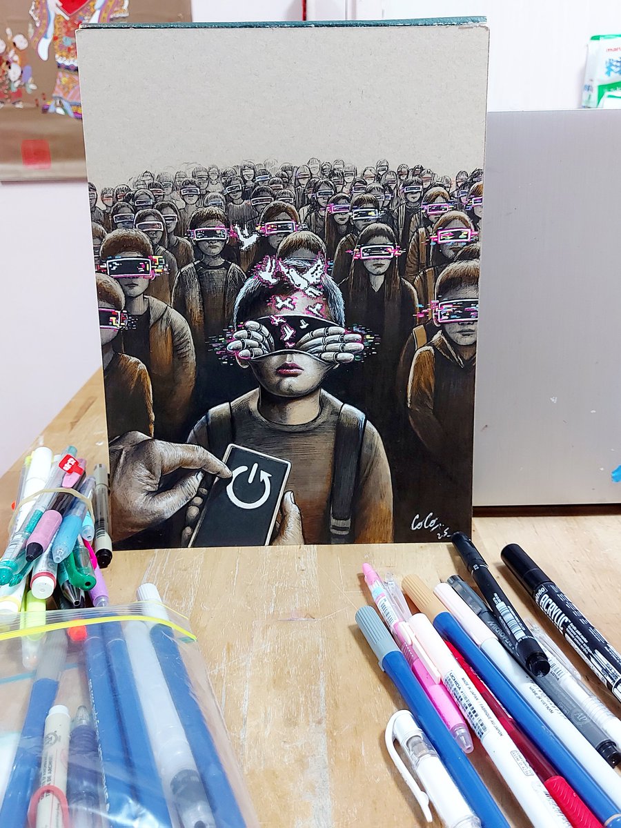 sungkayan1112's tweet photo. 👇🏻👇🏻👇🏻👇🏻
https://t.co/O9dIu3ggm8
#art #drawing
#sketches #illustrationart
#technicalpen
#technicalpen
#painting
#vrchat
#changinglives
#machine
#humans
#transformation
#future
#artist
#control
#propaganda
#surveillance
#artificialintelligence
#memes
@sungkayan1112 https://t.co/MxnRw3CqgS