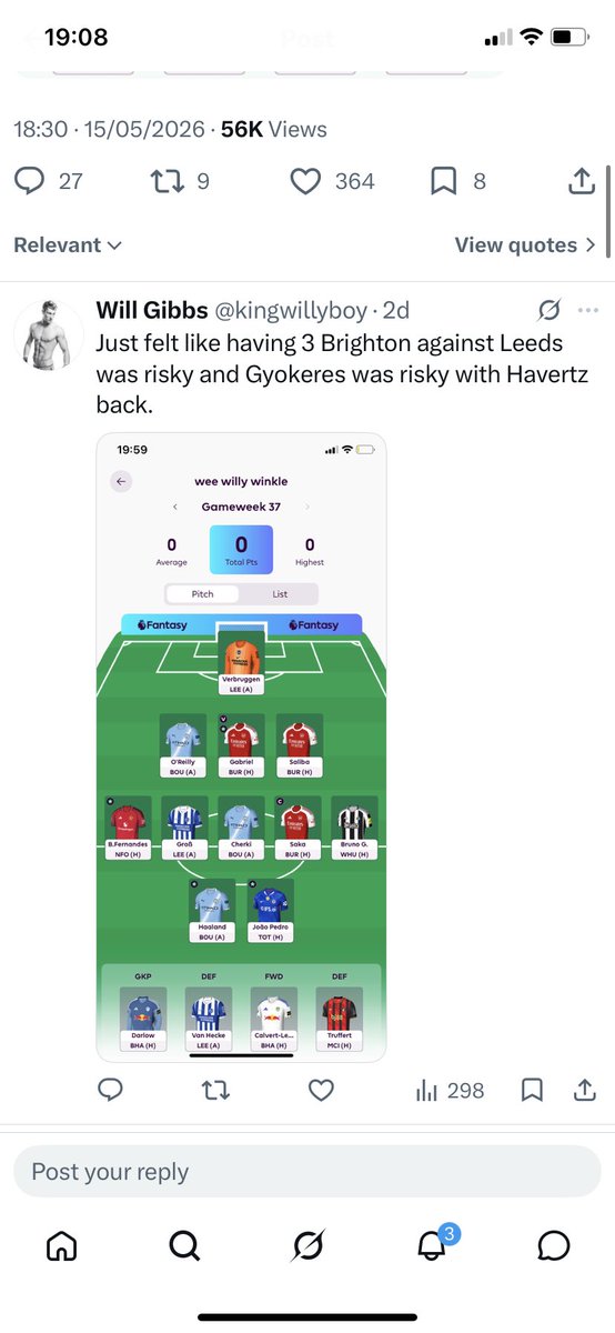 kingwillyboy's tweet photo. @FPL_Harry I mean, I did mention both in your post. https://t.co/xV5266nEpq