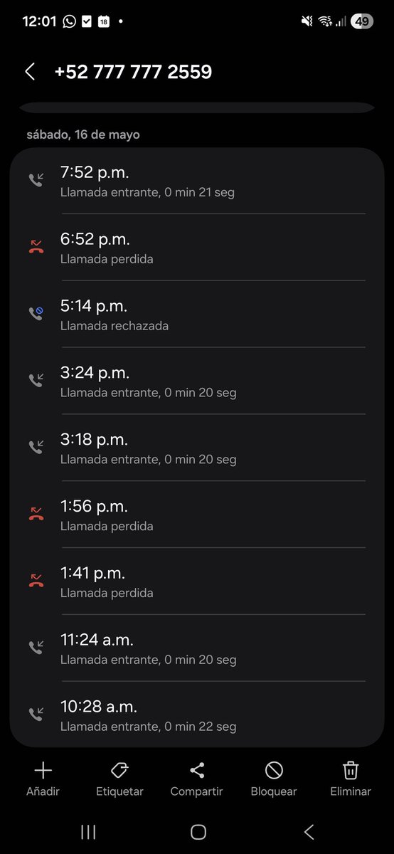 ro_velezz's tweet photo. @izzi_mx 19 llamadas recibidas de izzi en 2 días, para confirmar una visita técnica a la cuál NO fueron!!! Ridículo sus conmutadores que no sirven para nada!!! https://t.co/6x5J0DvQOX