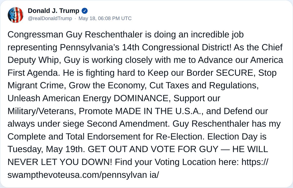 Trump Truths tweet media