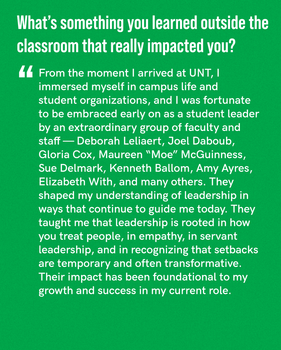 UNTAlumniAssoc's tweet photo. ✨ UNT Alumni Spotlight: Brandon D. Daniels

➡️ Brandon is an accomplished chief operations officer with over a decade of experience in strategic leadership and performance improvement. 

✨ Know someone whose journey deserves the spotlight — send us a message!

#UNTAlumni https://t.co/zPCxmxVYWC