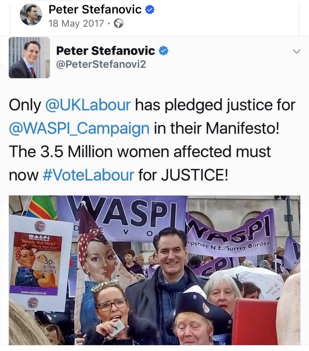 50sWOWPembsCarm's tweet photo. Remember this @UKLabour @PeterStefanovi2? After 2 years of meetings; scrutiny of proven evidence, a fully costed compensation framework was agreed.  Isn’t it about time you did the right thing for #50swomen #WASPI &amp; put the framework back on the table through mediation NOW!! https://t.co/I3zduKvKR5