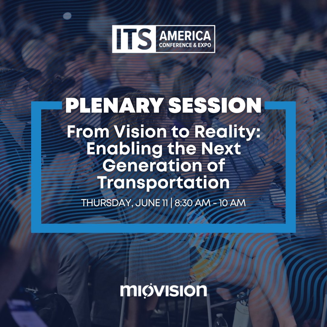 ITSAEvents's tweet photo. The future of transportation won’t happen by chance - it’s built through bold strategy, smart funding &amp; strong partnerships. 🤝

Thanks to @Miovision for supporting this session. Learn more about this plenary session:  https://t.co/0ri3faAWRZ https://t.co/esJpVgLMHe
