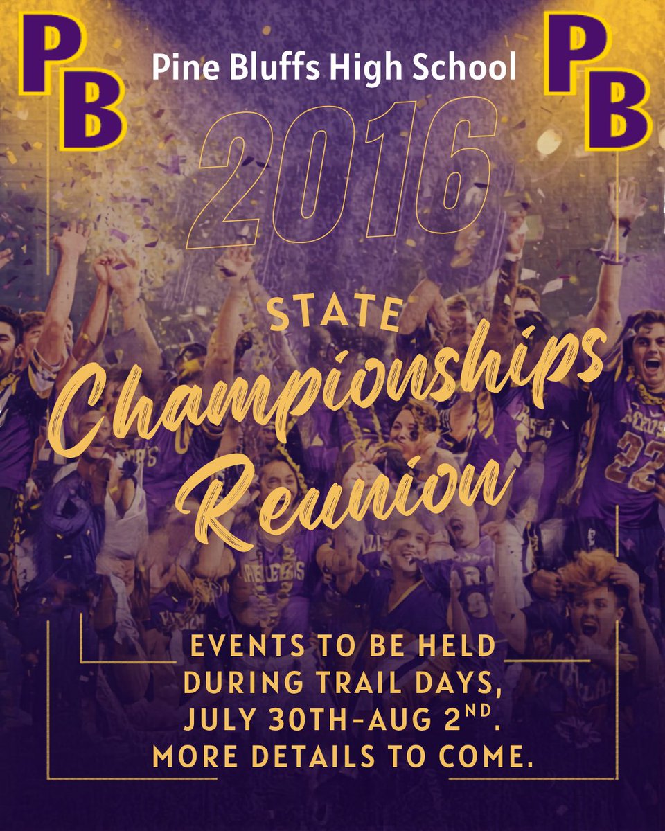 PBHSFootball's tweet photo. Athletes from our 2016 State Championship Teams (Girls and Boys BB, Boys Track, Girls XC, and FB) are invited! https://t.co/VCZP8CHW1K