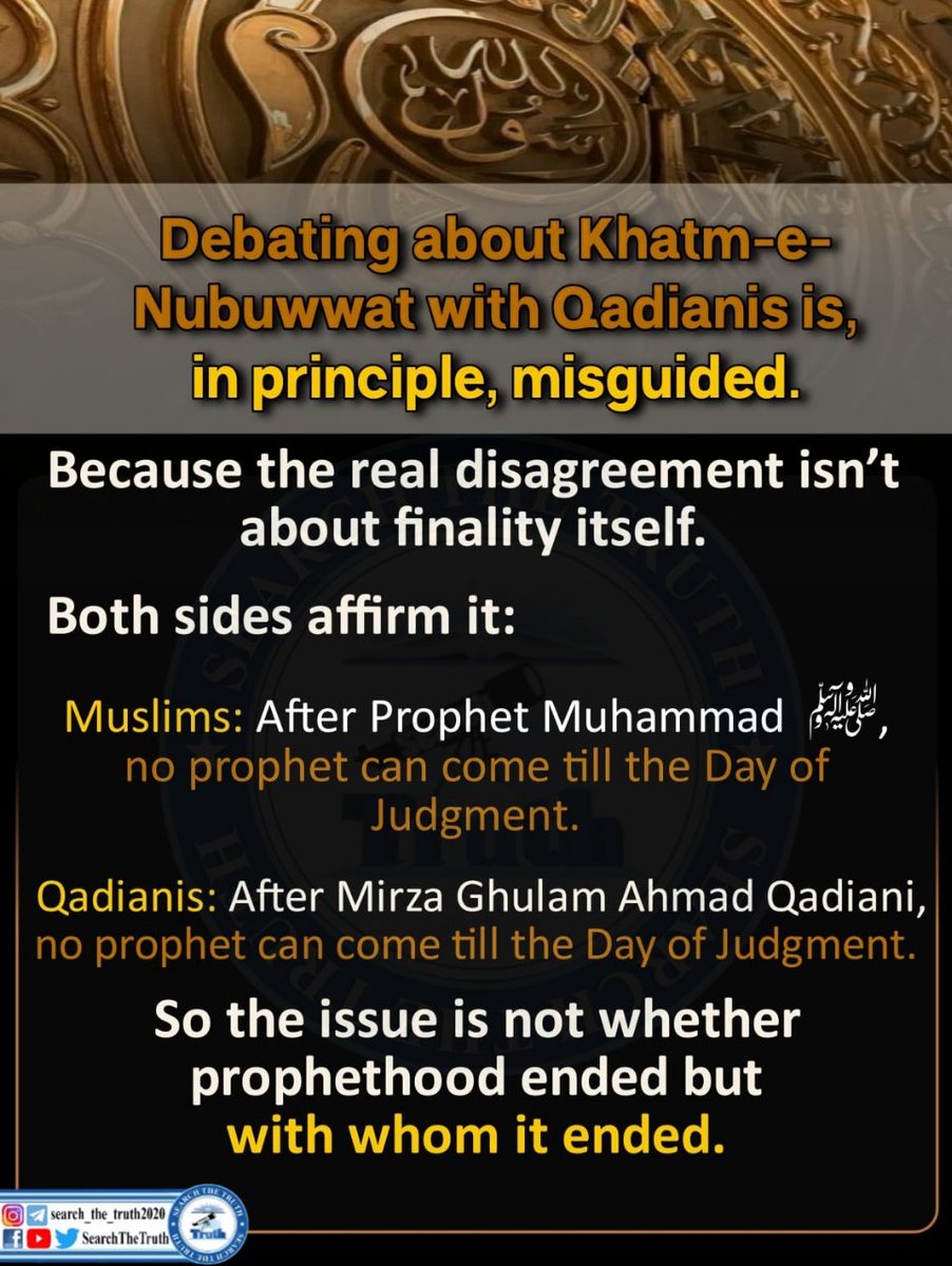 A9badar's tweet photo. Debating about khatam e nabuvat 
#gameoverse 
#searchthetruth 
#ApniChhatApnaGhar
#Zilhajj https://t.co/WA3V5CisdF