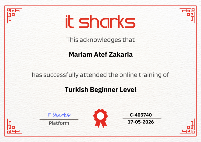 ITSharksPro's tweet photo. بعض إنجاز طلابنا اليوم 18-05-2026 على #التطبيق ، للتأكد من اعتماد الشهادة ، https://t.co/qj3mVGD8Ac https://t.co/IQL8J1G1em