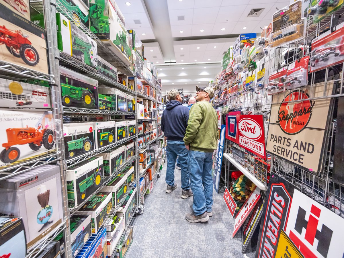 KYNFMS's tweet photo. NFMS has something for everyone, even the ones who aren't here for the horsepower. 🚜

The Gift &amp; Craft Market is one of the best-kept secrets of show week. What's the best thing you've ever picked up here? https://t.co/l5e7V32rxX
