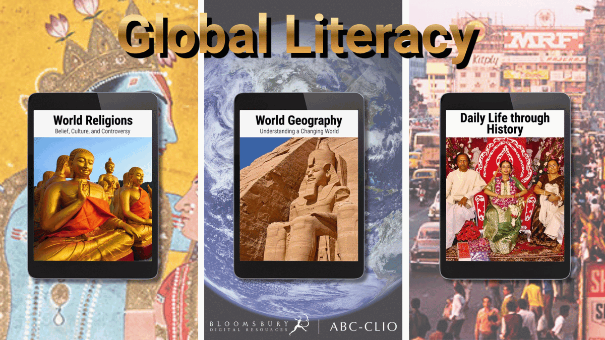ABC_CLIO's tweet photo. Empower students to understand our complex, interconnected world. Build global literacy from the ground up with free-to-access content from our social studies databases! https://t.co/O6l2hEC8vW https://t.co/zuddaZW9ck