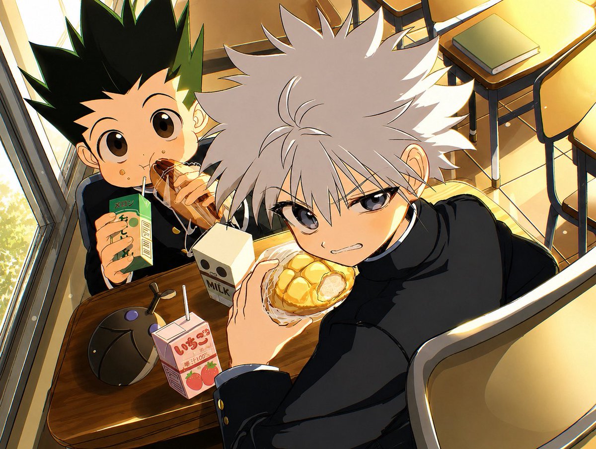 HxH_hunter1's tweet photo. 💙💚
#HxH #GonKillua https://t.co/zg4ZSVg2MY