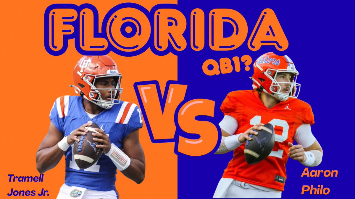 thedevyplanet's tweet photo. The Florida QB battle will be one to monitor…

Tramell Jones Jr offers the spark by playing with efficiency, explosiveness, and sound decision-making.

Aaron Philo offers game management by controlling the tempo, scanning the field, and distributing the ball across the field. https://t.co/RRcPkTzvUt