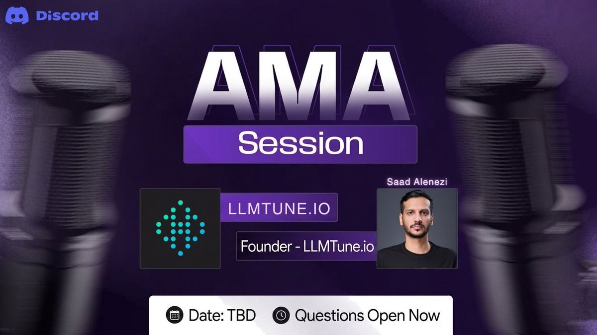 GrimReaper__023's tweet photo. got questions you've been sitting on? 👀

@LLMTUNE_IO doing an AMA, and the founder is answering personally. no filters, no PR speak. just real answers.

date TBD but your questions are open now. spicy ones welcome. https://t.co/hjIEK4r5cK