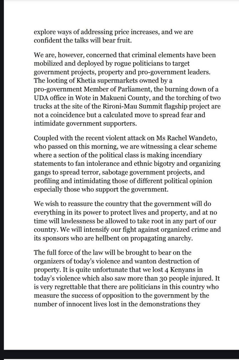 TheKenyaPundit's tweet photo. Harambee House briefing highlighted the dangers of incitement by rogue politicians. National unity must always take precedence over political gain.
#StopPoliticalProfiling
End Political Violence
SayNoTo Incitement https://t.co/9KCYF5adEf