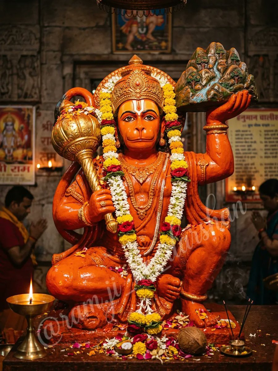Ak_anksha_90's tweet photo. Where Bajrangbali stands guard, fear doesn’t even dare to step in 🔥 https://t.co/O3c1RCPdoB